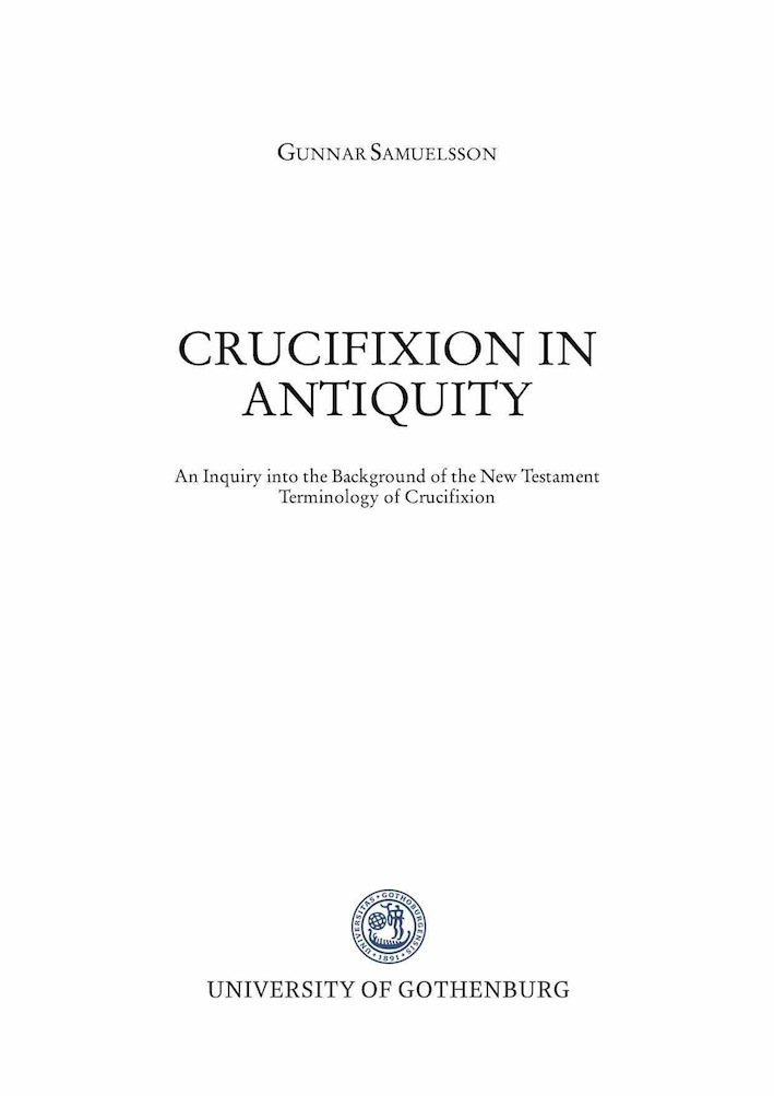 Crucifixion in Antiquity